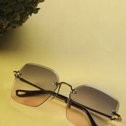 Leeway Women Rectangle Sunglasses with UV Protected Lens-image-82