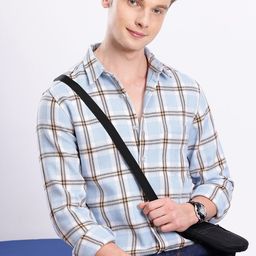 Aeropostale Men Premium Tartan Checked Pure Cotton Casual Shirt-image-83