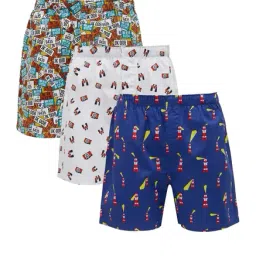 XYXX Multicolor Printed Boxers - Pack Of 3-image-68