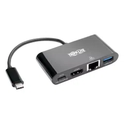 EATON TRIPP LITE USB-C MULTIPORT ADAPTER W/HDMI, USB, PD, U444-06N-HGUB-C-19