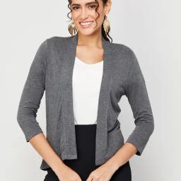 Code by Lifestyle Grey Plain Shrug-picture-0