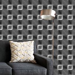 ArtzFolio Printed UV-Resistant Anti-Bacterial Monochrome SquarePeel & Stick Wallpaper-image-17