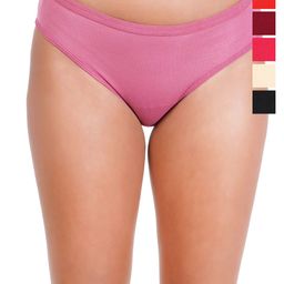 Liigne Pack Of 6 Mid-Rise Basic Briefs VCPC2258-XS-picture-40