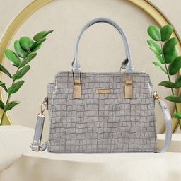 FOMMIL Women Zip Detail Satchel Handbags-image-6