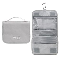 Bunie Travel Toiletry Organizer Bag with Hanging HookGrey-image-98