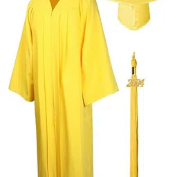 RAJ FANCY DRESSES Full Sleeves Convocation Theme Costume Set - Yellow-picture-21