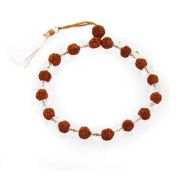 Divine souvenirs Unisex Rudraksha & Artificial Beaded Wraparound Bracelet-image-96