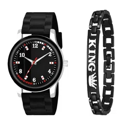 Gopal Shopcart Unisex Printed Dial & Straps Analogue Watch B9050-BLKPATA-NEW-CD-K-Bracelet-62