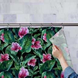 ArtzFolio Single Piece Waterproof Polyester Shower Curtain-image-82