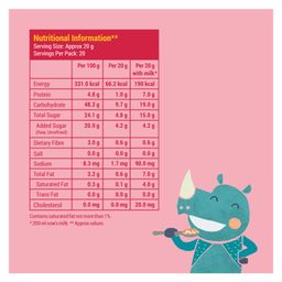 Slurrp Farm Berry Crunch Strawberry Cereal No Maida No Refined Sugar, No Added Colour, Ragi Stars and Moons Healthy Breakfast - 400 g image 4