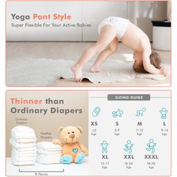 R for Rabbit Pant Style Feather Diapers XXL - 26 Pieces image 4