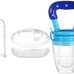 Pack of 2, 1 Finger Brush, 1 Fruit Feeder Teether and Feeder-3