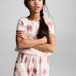 Mango Kids Girl Geometric Print Cotton Top-image-15