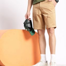 Aeropostale Men Solid Chino Shorts-image-97