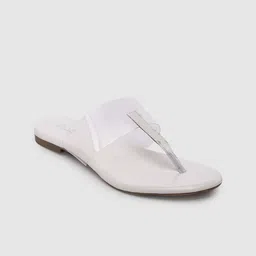 Inc 5 Women TRansparent T-Strap Flats-image-16