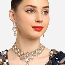 Zaveri Pearls AD-Studded Jewellery Set-28