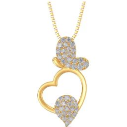 Joyalukkas Heart 22 kt Gold Pendant without Chain-picture-16