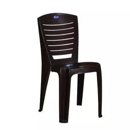 Nilkamal CHR 4025 Plastic Monobloc Armless Chair, Weather Brown-image-52