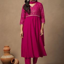FASHION DREAM Women Floral Printed Regular Kurta with Pyjamas & With Dupatta-48