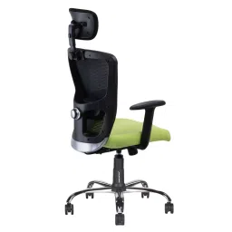 HUMAN METHOD VIBE PRO Series Premium Office & Study Chair Ergonomic Breathable Mesh High Back Black & Green, HMVS01-PR04-image-73