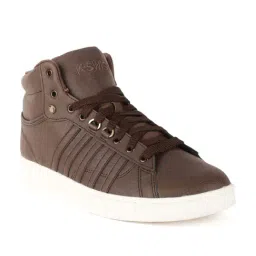 K-Swiss Men's Brown Ankle High Sneakers-image-12