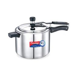 Prestige Nakshatra Alpha Silver Stainless Steel Pressure Cooker (5 L) - Set of 1-image-4