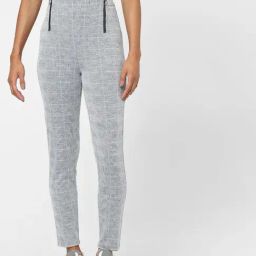 Only White & Black Checks Leggings-picture-14