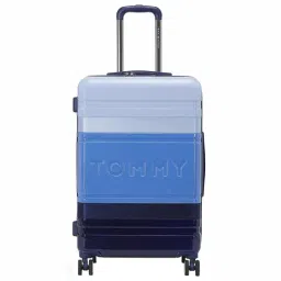 Tommy Hilfiger Blue Large Hard Cabin Trolley - 52 cm-image-86
