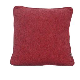 Maspar Colorart Charlotte Solid Red 110 TC Cotton Blend Cushion Cover-image-87