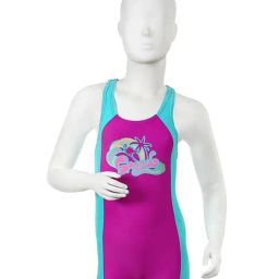 Speedo Kids Pink Printed Swimsuit-image-83