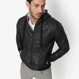 Campus Sutra Black Regular Fit Jacket-image-48