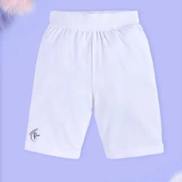 Kiddopanti Girls White Regular Fit Shorts-image-9