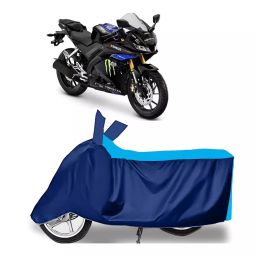 Auto Pearl Two Wheeler Cover for Yamaha YZF R15 V3 Moto GP Edition - Cyan, Blue-image-94