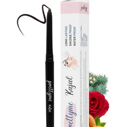 Prettyme 2 In 1 Long Lasting Matte Finish Kajal Pencil & Eyeliner - 0.35 g - Black-27