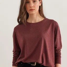 Olalook Women Solid Round Neck Top-picture-17