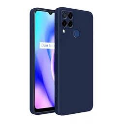 LIRAMARK Impact Resistant Silicone Realme C15 Back Case-picture-49