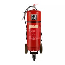 Ceasefire Aspirating Model Fire Extinguisher with Wheel 6% of Kv Foam 3% C-6 50 L SS SP Red, CF-000753-40
