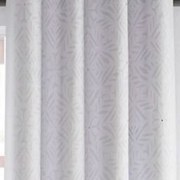 Fabindia White Cotton Self Curtain (9 ft)-31