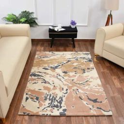 Presto Beige & Grey Polyester Carpet-image-48