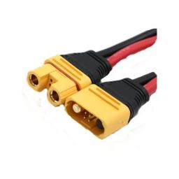 SafeConnect AS150 U Male to XT90S Anti Spark Female Battery Adapter Cable ( With 10cm 8AWG Wire )-21