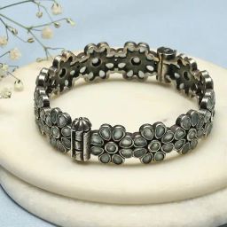 Biba Women Mint Brass Bangle-image-50