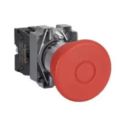 Schneider Electric Emergency Switching OFF Push Button Mushroom Head 40 mm Harmony XB2 22 mm 1NC Red, XB2BT42C-8