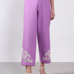 Vero Moda Women Straight Fit High-Rise Trousers-picture-2