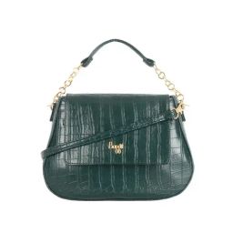 Baggit Green Textured Small Cross Body Bag-image-77