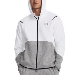 Under Armour Grey Loose Fit Colour Block Hooded Sweatshirt-image-28