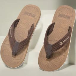 Woodland Men's Brown Flip-Flops-picture-39