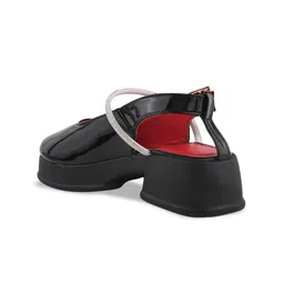 Try Me PU Party Block Mules image 3