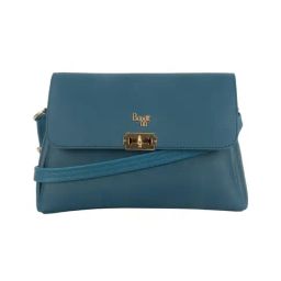 Baggit Teal Solid Small Cross Body Bag-image-15