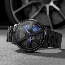 ON TIME OCTUS Men Dial & Bracelet Style Straps Analogue Watch MN-250 BLUE-picture-5