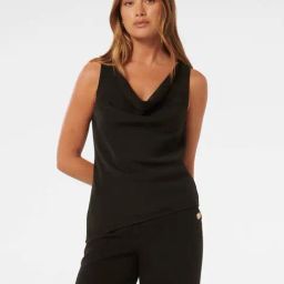 Forever New Black Tank Top-image-25